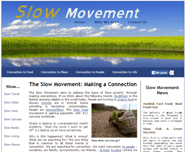 Una página no socorástica