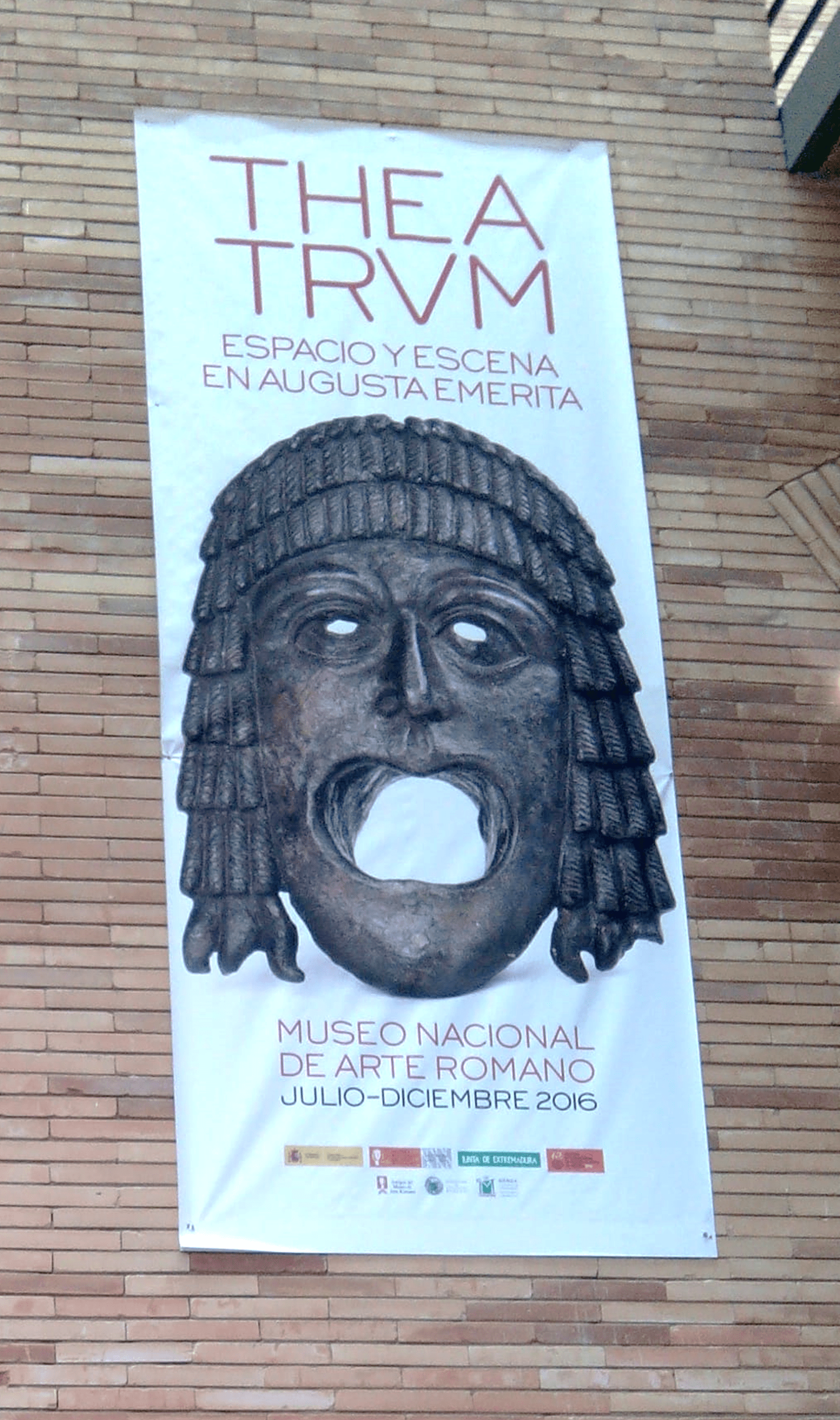 Máscara del teatro en Augusta Emérita