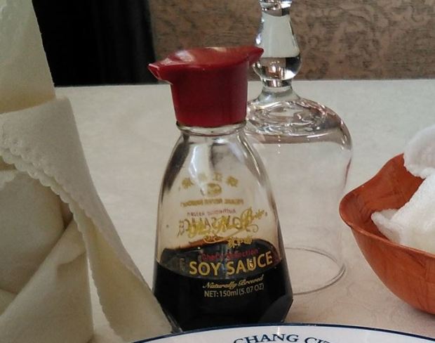 Bote de salsa de soja soy sauce