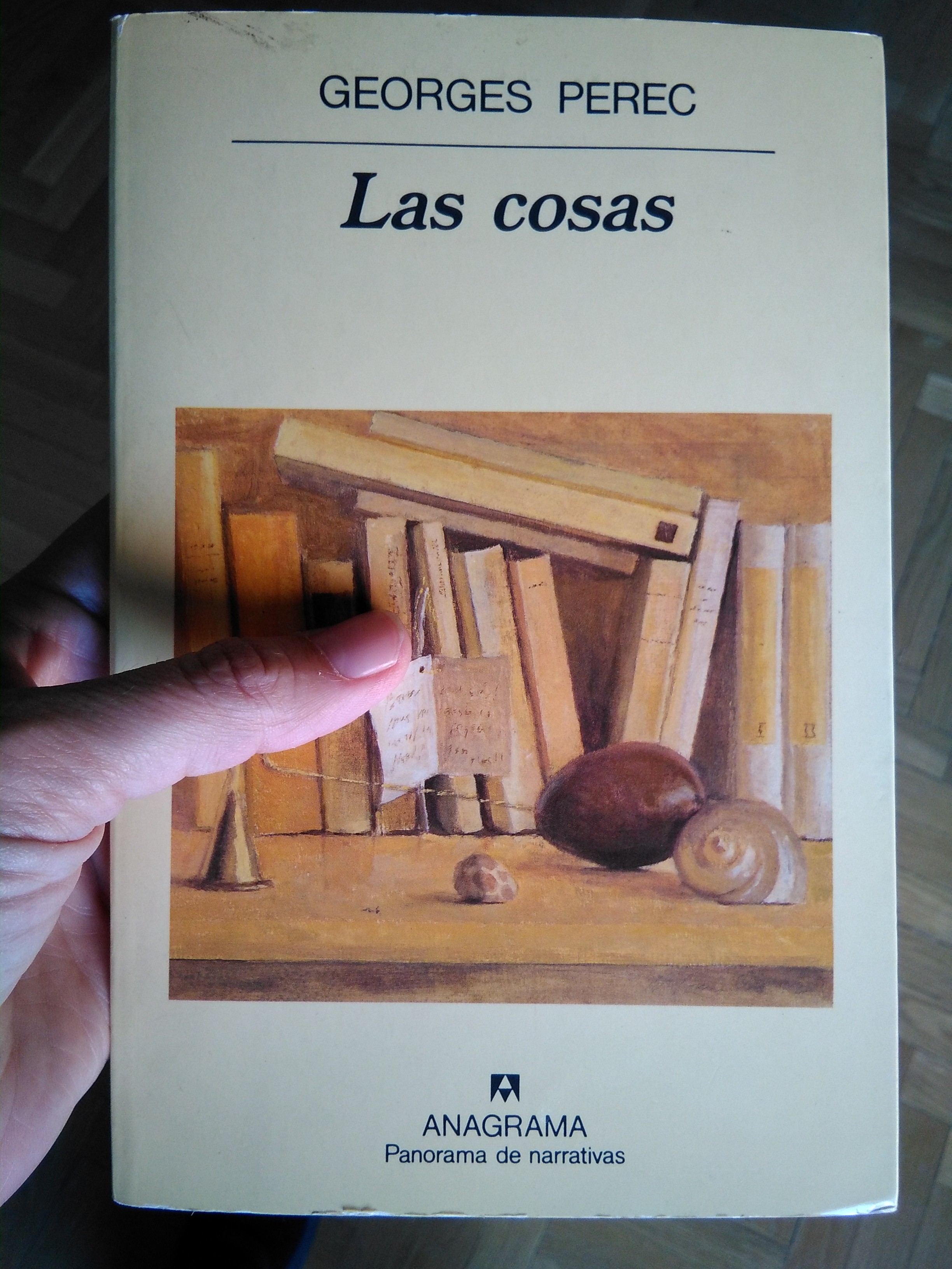 Portada del libro Las cosas, de Georges Perec