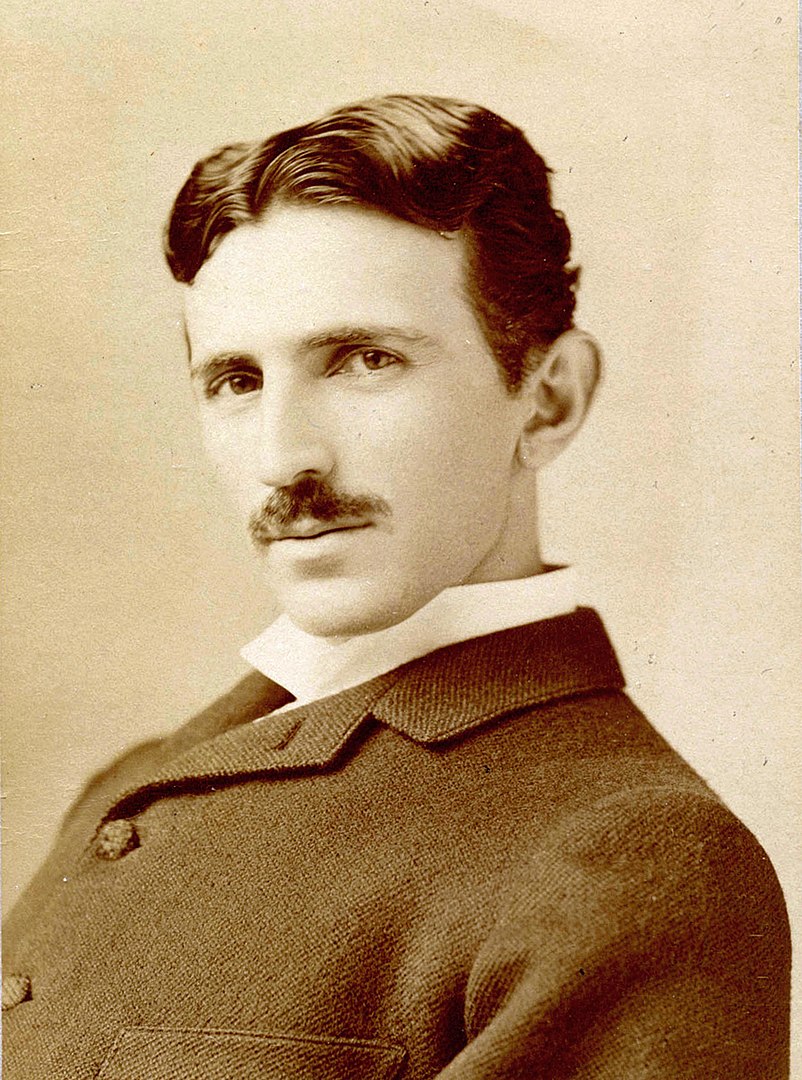Retrato fotográfico de Nikola Tesla, uno de mis marcianos queridos